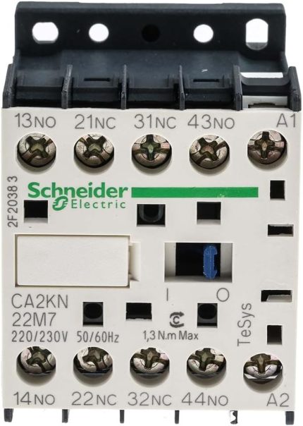 Electric CA2KN22 M7 röle 220/230 V 50/60HZ, kontrol rölesi 2 NO 2 NC kontaklar
