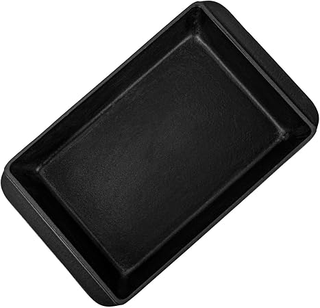 Döküm Dikdörtgen Rosto ve Fırın Tepsisi Döküm Demir Yekpare Çift Kulplu Ölçü 21x33cm. - Görsel 3