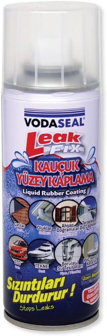 Leak Fix Kauçuk Kaplama, Şeffaf, 200 Mililitre