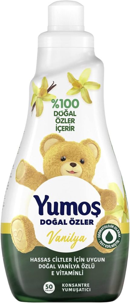 Konsantre Çamaşır Yumuşatıcısı Vanilya 1200 ml 50 Yıkama 1 Adet