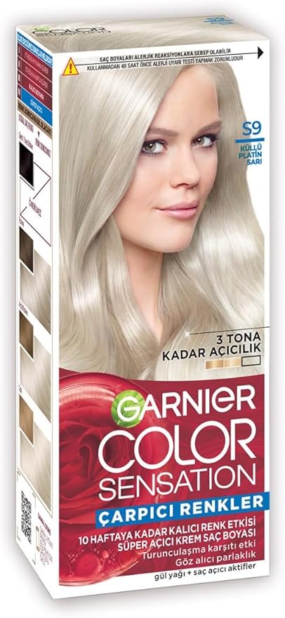 Çarpıcı Renkler S9 Küllü Altın Sarı Saç Boyası