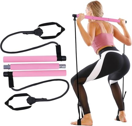 Stick Falten Pilates Stick Spannung Seil Einstellbare Yoga Flexibilität Übung Arm Stärke Taille Bein Übung