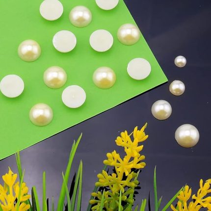 Yarım İnci Boncuk Krem 100'lü Paket 6 mm lydmNM415