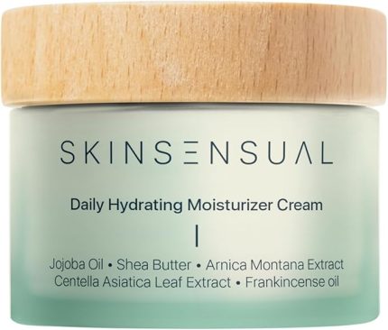 Sensual Daily Hydrating Moisturizer Cream 50 ml | 24 Saat Etkili Nemlendirici | Jojoba Oil & Shea Butter | Günlük Nem Bakımı | Tüm Cilt Tipleri