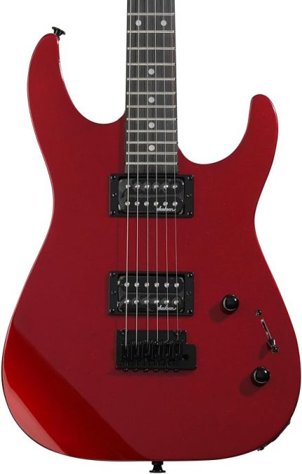 JS11 Dinky 2-Point Tremolo Metallic Red - Amaranth Elektro Gitar