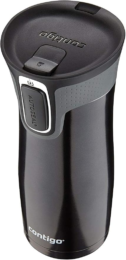 Westloop Autoseal Termos Bardak 470 mL Siyah