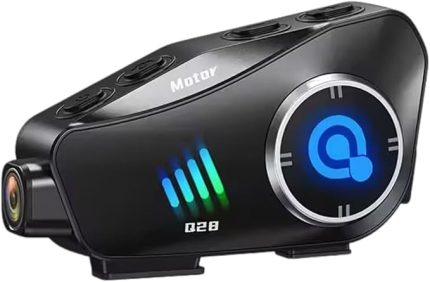 Q28 Kameralı Motosiklet Kask İnterkom - Bluetooth 5.0, 1080p Hd Video Kayıt, Su Geçirmez, 32Gb hafıza kartı kutusunda Güvenli ve kesintisiz iletişim