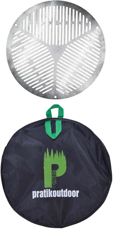 Yuvarlak Paslanmaz Çelikten Izgara Ve Taşıma Çantası