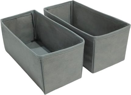Gri Çekmece İçi Düzenleyici Organizer Set - Çok Amaçlı Dolap İçi Kutu Seti (28 * 13 * 13)
