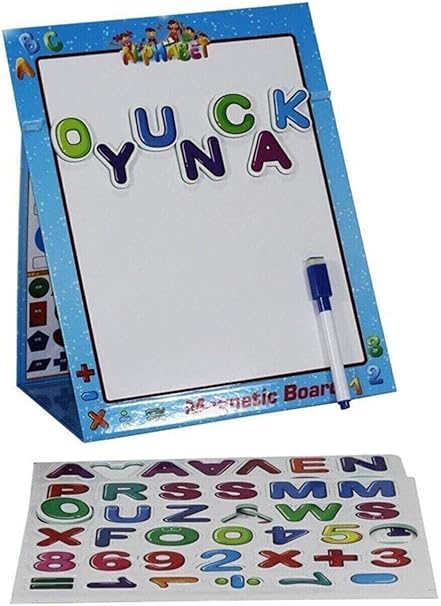 Manyetik Tablet Yazı Tahtası Mavi - Görsel 5