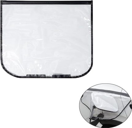 Manyetik yağmur örtüsü, elektrikli araçların çoğu şarj cihazı için su geçirmez kapak, yağmur, kar ve toz geçirmez (siyah)