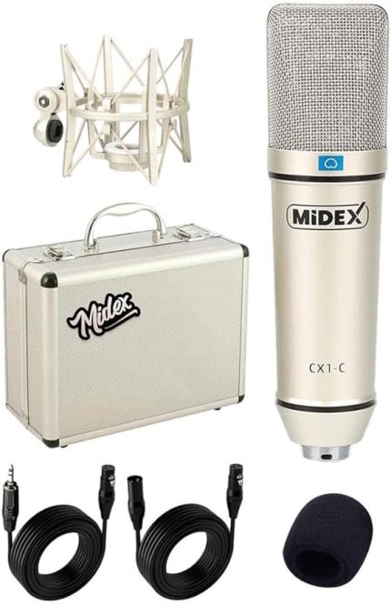 CX1 Profesyonel Üst Seviye Condenser Stüdyo Mikrofonu