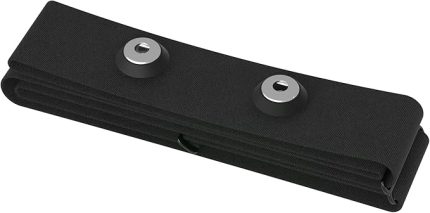 Yedek parça göğüs kemeri ayarlanabilir kalp atış hızı kemeri Wahoo, Polar, Gmamin ile uyumlu (toka mesafesi 45 mm), siyah