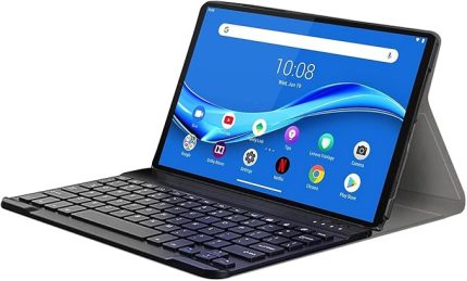 Lenovo Tab M10 FHD Plus 10.3'' TB-X606 X606F Bluetooth Klavyeli Standlı Kılıf - BKK4