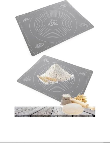 Home 65X45 Gri Hamur İşi Matı (Gri, 65x45)