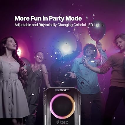 Carnival Pro 120W Taşınabilir Kablosuz Bluetooth Parti Hoparlörü - 2BH11S - Görsel 4