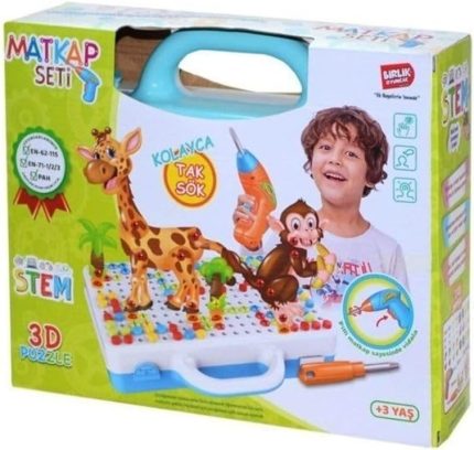 Yeni Seri Birlik 3d Yaratıcı 340 Parça Matkaplı Tamir Seti