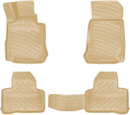 Mercedes Glc Suv 2015-2022 ile Uyumlu Bej Paspas