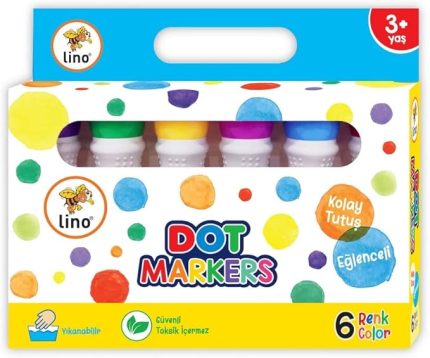 Dot Markers 6' lı Yıkanabilir Boya