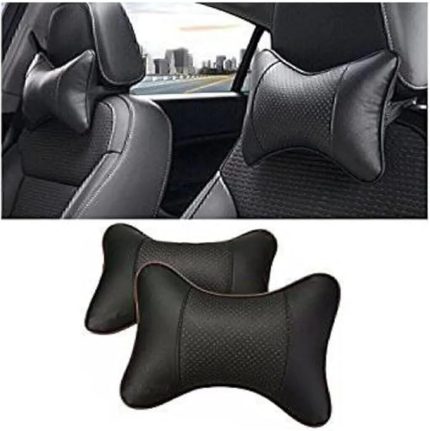 Boyun Yastığı, Araba Koltuk Başlığı, Ortopedik Boyun Yastığı, Oto Koltuk Başlığı, Oto Boyun Yastığı, Siyah, 2 Adet