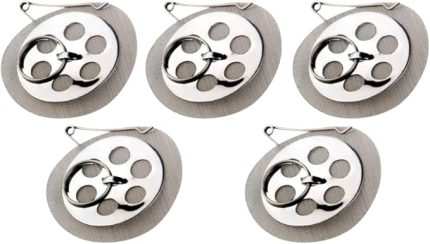 İçi Süzgeç Demlik Çay Süzgeci 5 Adet Her Demliğe Uyumlu Sök-Tak Süzgeç Uzun Ömürlü Easyso1049