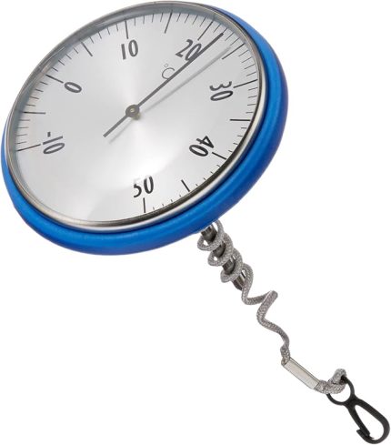 TFA40.2005 Paslanmaz Yüzer Havuz Termometresi, Siyah