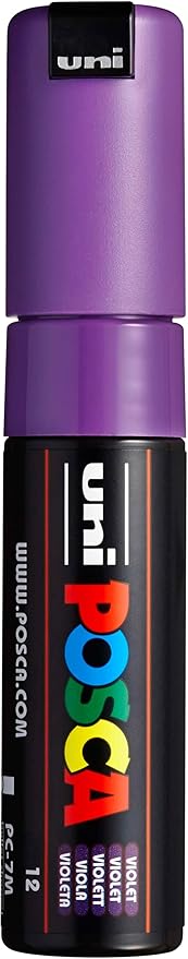 PC7M VT Mor Konik Geniş Uçlu Keçeli Kalem