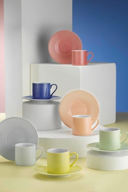 Porselen Rüya 12 Parça Kahve Takımı