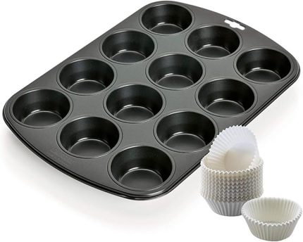 Classic Mufin Kalıbı 12Li+60 Ad Kağıt Kalıp