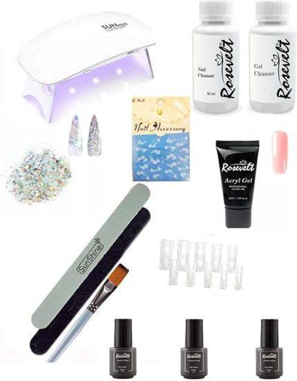 Protez Tırnak Seti Poly Gel Mini Seti No 05 5225865322255