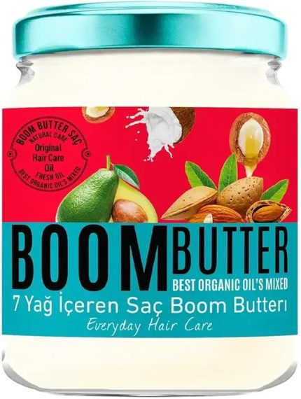 Butter Saç Bakım Yağı, Yoğun Besleyici & Onarıcı, Kırılma Karşıtı & Saç Güçlendirici, Nemlendirici & Parlaklık Veren Bakım, 190 ML