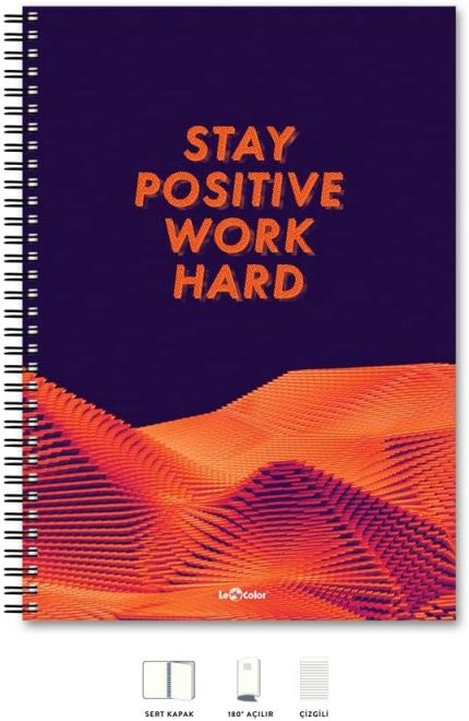 Color A4 Defter Çizgili 200 syf Stay Energy