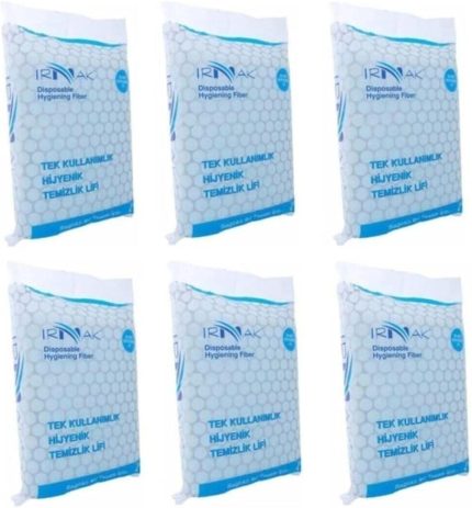 Şampuanlı Hasta Vücut Yıkama Temizleme Lifi 20li 6 Paket