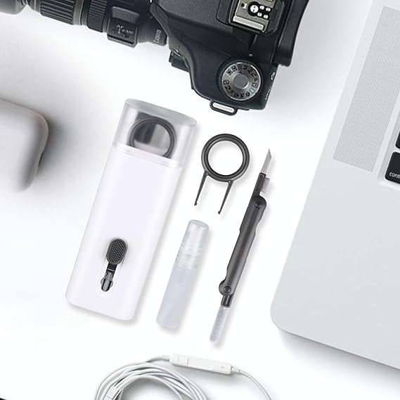 7nansi 1 arada Elektronik Temizleyici Seti, Klananye Temizleyici, Monitör, Cep Telefonu, Bluetooth, Kulaklık, Lego, Airpods, Dizüstü Bilgisayar Kamera Lensi Siyah için Dizüstü Bilgisayar Temizleyici, Ifthfour - Görsel 2
