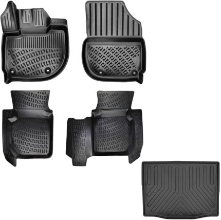 Hrv 3D Havuzlu Paspas + 3D Bagaj Havuzu Paspası 2022 Sonrası İle Uyumlu Kasaya Uyumlu Rizline