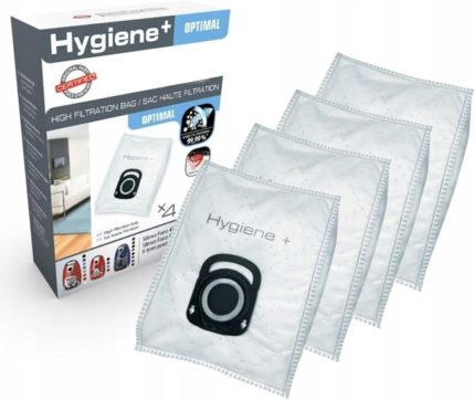 Rowenta Uyumlu Hygiene 4'Lü Kutulu Toz Torbası, 20x20x20