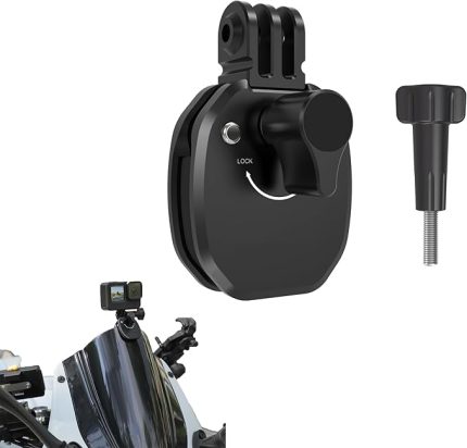 Motosiklet ön cam tutucu, aksiyon kamerası için, GoPro 12/11/10/9/8 Insta360 X4/X3/Ace Pro için, DJI Osmo Action 4/3 için aksesuar