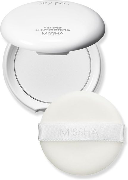 Mat Bitişli Ultra Hafif Kompakt Pudra Airy Pot Pressed Powder (Translucent)