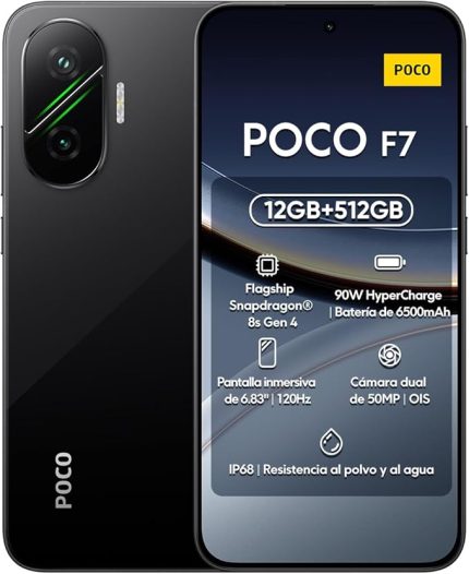 F7 12GB RAM 512GB ROM, Siyah