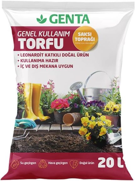 Genel Kullanım Torfu Toprağı 20 Lt
