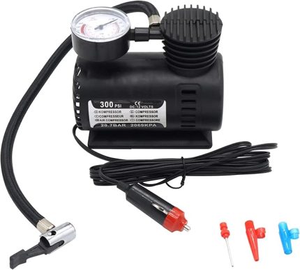 Yeni Taşınabilir 300psi 12v Araba Şişirme Pompası Araba Elektrikli Lastik Pompası Acil Durum İhtiyaçları İçin Araba Lastiği Şişirme