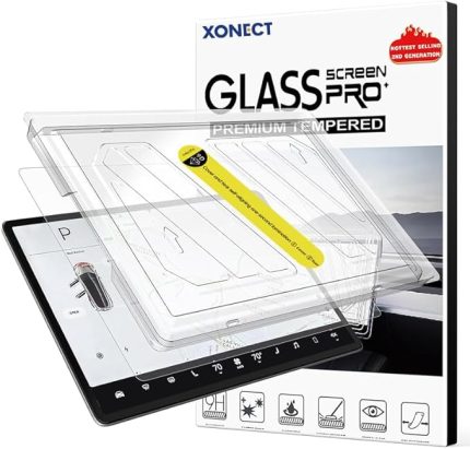 Tesla Model 3 / Model Y Araçlar ile Tam Uyumlu Kolay Kurulum Parlak Ekran Koruyucu