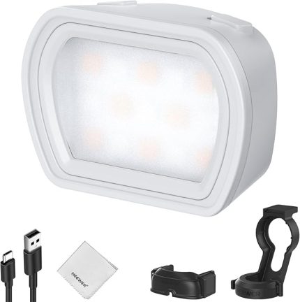 Basics manyetik yardımcı ışık, DJI Osmo Pocket 3 Gimbal Camera Creator Combo, USB C şarj edilebilir mini LED dolum ışığı, temizleme bezli, selfie Vlog video çekimleri için, M21