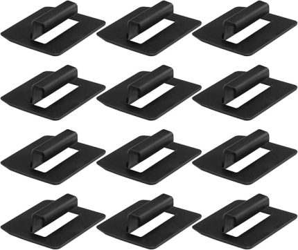 Lord of the Tools 12 adet araç güneş koruması perde klipsi yedeği, Tesla Model 3 / Model Y/Model S / Model X ile uyumlu, sunroof güneş koruması klipsleri 40 x 33 mm / 1,57 x 1,3 inç