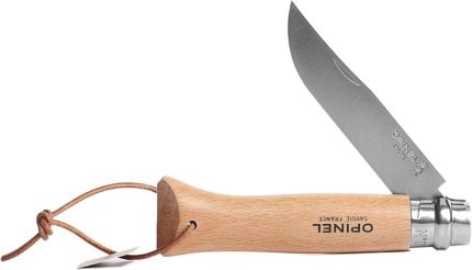 Inox Kayın Saplı Paslanmaz Çelik Unisex, Kahverengi, Nr.8