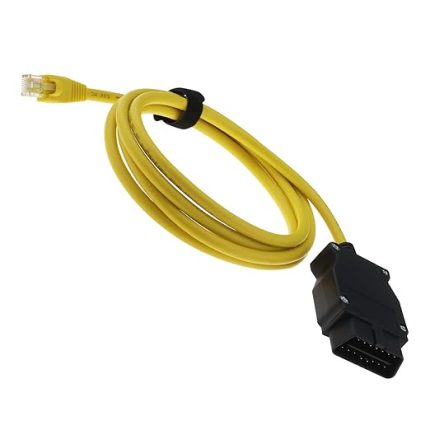 OBD2 RJ45 Kablosu 2M Ethernet Kablosu Ethernet Konnektör Araçları OBDII Arayüzü Kablosu Araç Teşhis Kodlama için F-Serisi Teşhis