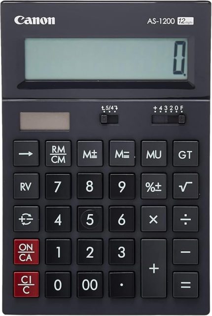 AS-1200 12 Hane Masa Üstü Hesap Makinesi