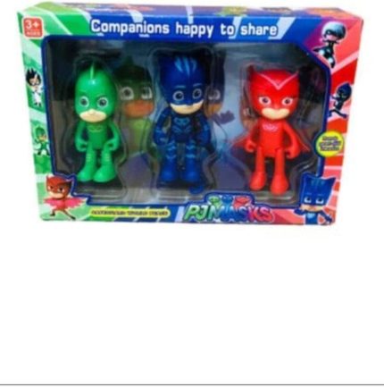 3'lü Pijamask Figür Oyuncak Seti bambmNM144