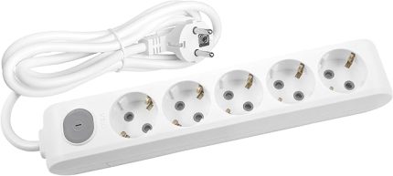 Pack Viko Multi-Let 5li Anahtar-Topraklı Kablolu Ç.K 1m Priz