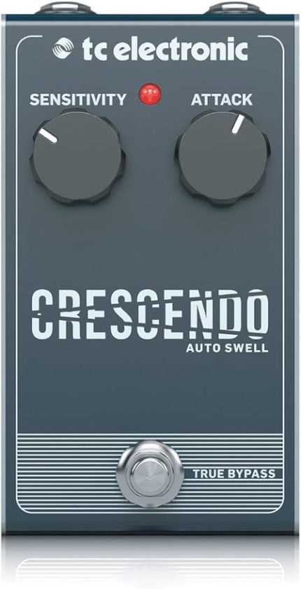 Electronic Crescendo Otomatik Swell Duyarlı Hilal Pedalı, 2 Düğmeli Arayüzlü, Gitar Hattı Manipülasyonu için